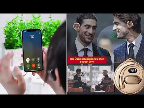 (Übersetzt 144 Sprachen) Hochgeschwindigkeits-Bluetooth/Intelligentes Übersetzungs-Headset