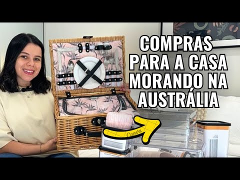 MINHAS COMPRAS PARA A CASA MORANDO NA AUSTRÁLIA - Bruna Rezende Nutricionista