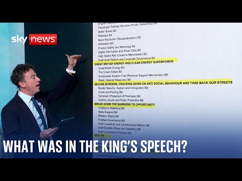 What was in the King's Speech?