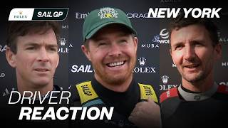 Drivers React: Day two of the Mubadala New York Sail Grand Prix