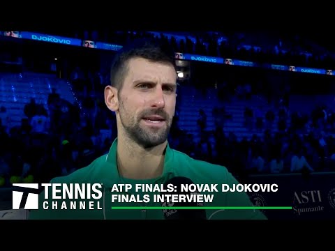 Novak Djokovic Reaches the Championship Match in Turin | 2023 ATP Finals Interview