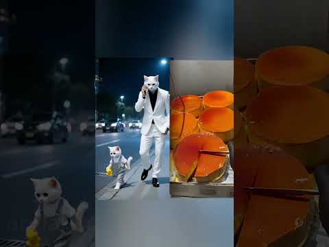 القط مياو المسكين لو قلبك ضعيف ما تتفرجش النهايه صدمه #shorts #ai #cat