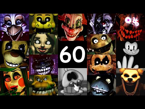 Jumpscares Collection #60 - Feat. Fangled Nights, By the Hour, FNAF In Real Time, and more!