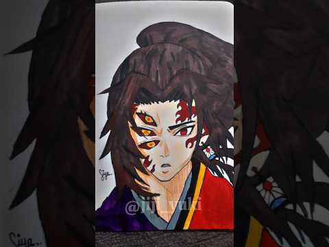 Kokushibo×Yoriichi drawing (requested) #drawing #viralvideo #shorts #demonslayer #muichiro #yorrichi