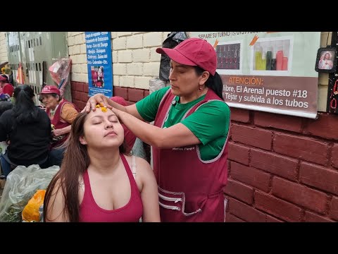 ASMR, Spiritual and energetic cleansing at the market with Maritza Pangol and Naty