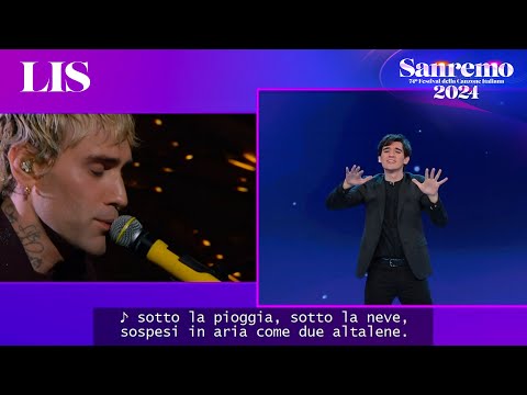 LIS Sanremo 2024 - Mr.Rain canta 'Due altalene'