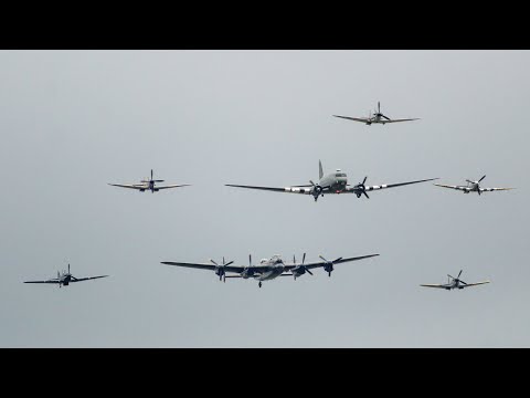 Battle of Britain Memorial Flight Display at RAF Coningsby (25/09/21)