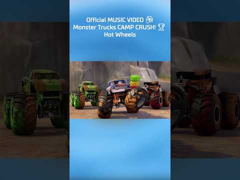 Official MUSIC VIDEO 🎶| Monster Trucks CAMP CRUSH! 🏆 | Hot Wheels