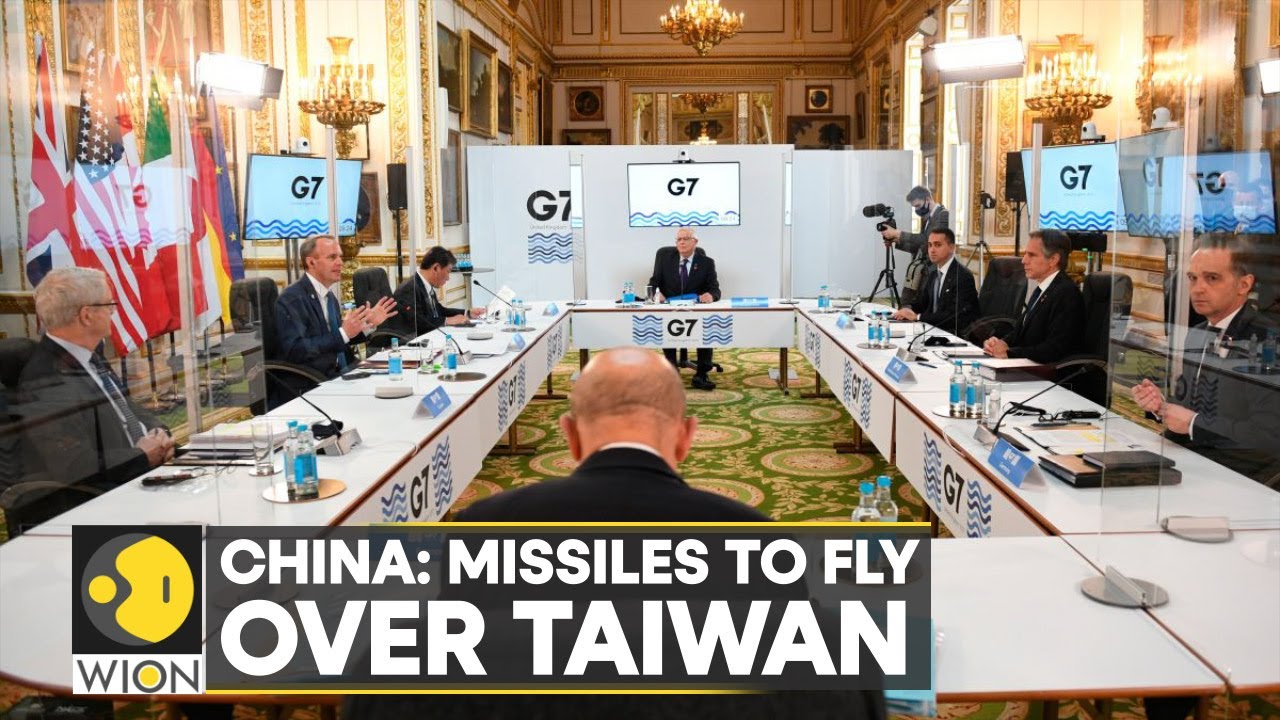 G7: China destabilizing the region | Taiwan closely monitoring the drills