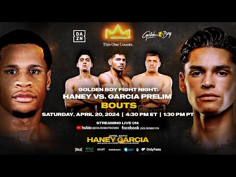 Golden boy fight night: haney vs. Garcia prelim bouts