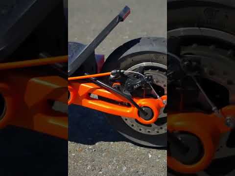 Black & Orange 🔥 #scooter #shorts