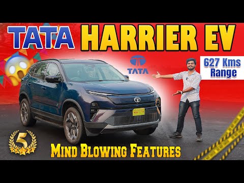 TATA Harrier EV Review 2025 | 627KM Range Electric SUV with All-Wheel Drive| Electric Vehicles India