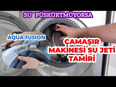 Çamaşır makinesi su jeti su neden püskürtmez