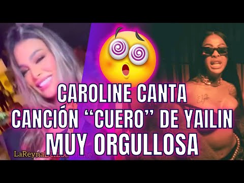 CAROLINE CANTA CANCIÓN CUERO DE YAILIN Y DICEN QUE YAYA CANCELA SHOWS EN USA 🇺🇸