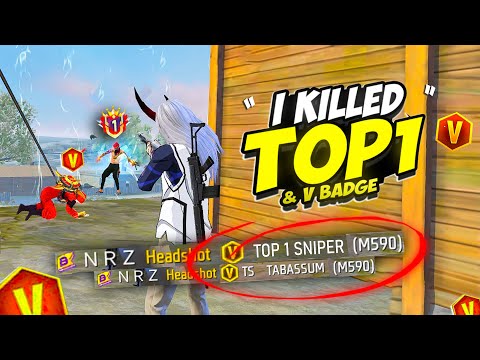 I Killed Top 1 Sniper & V Badge Squad 😳 | NRZ