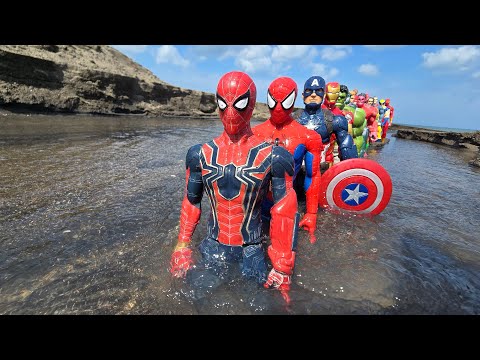 AVENGERS SUPERHERO STORY, MARVEL SPIDER MAN 2 VS HULK, CAPTAIN AMERICA VS THOR, VENOM VS SPIDEY 132