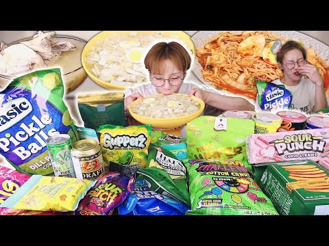 바다 건너 온 미국 과자들 🐔 본식은 여름 보양식 초계국수 & 닭 칼국수 250629/Mukbang, eating show