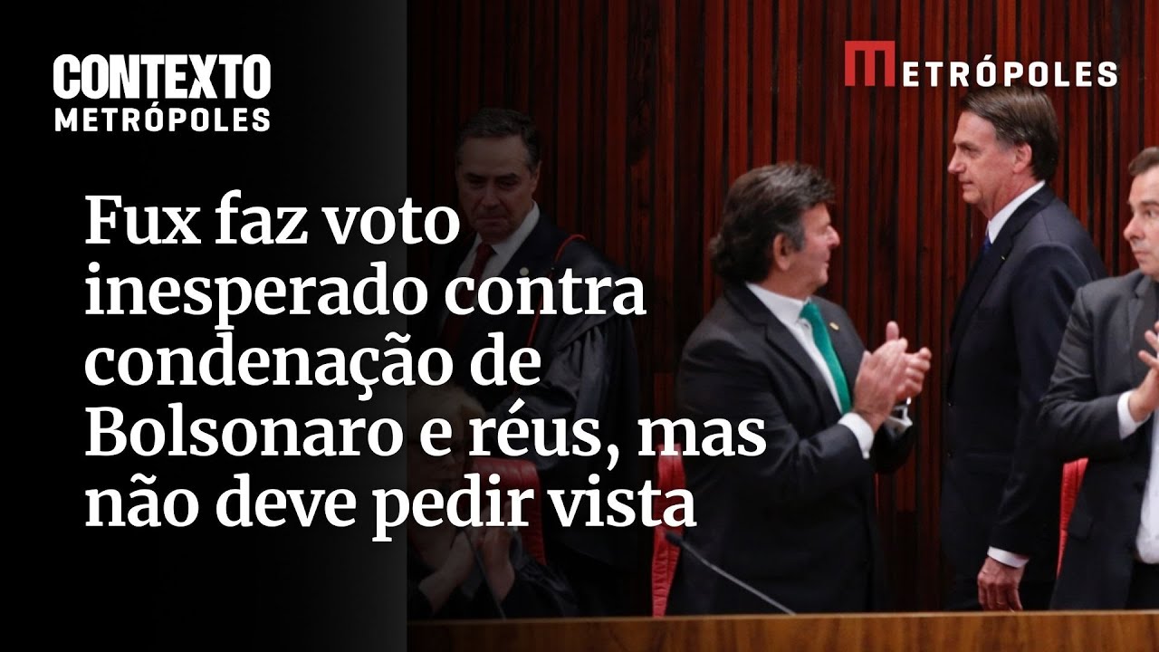 Fux faz voto inesperado contra condenação de Bolsonaro e réus, mas não deve paralisar julgamento