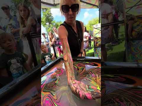 Body Marbling Paint Dip 53 by Black Light Visuals