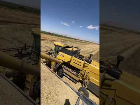 EMPTYING THE COMBINE HARVESTER TANK