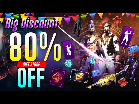 Gift Store 80% Off Discount Event🤯| Free Fire New Event | Ff New Event Today | Upcoming new event ff