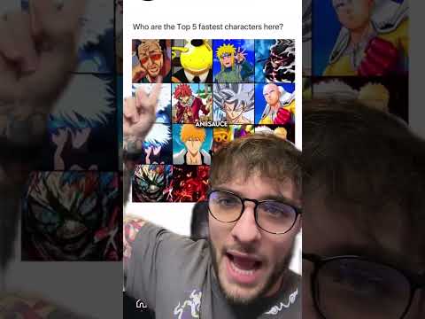 Who Are The Fastest Characters Here?