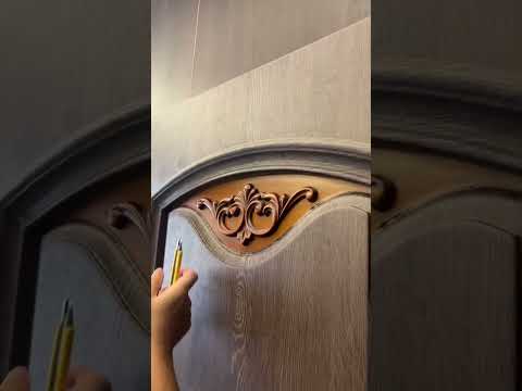 Easy-to-Use Wood Grain Stickers – Quick & Affordable Furniture Makeover part886#homedecor #diy