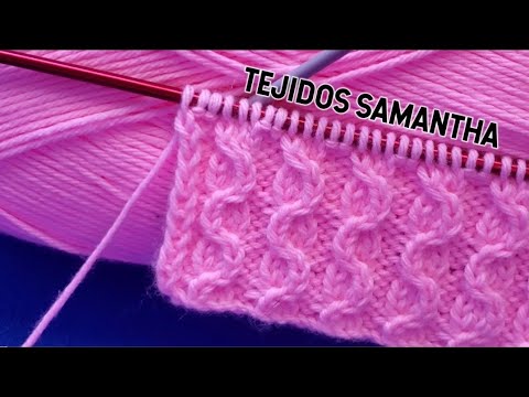 HERMOSO PATRÓN PARA TEJER CHOMPAS CHALECOS SUÉTER A DOS AGUJAS / TEJIDOS ROSSY #knitting
