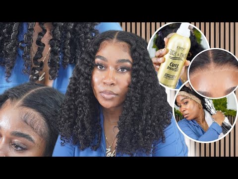 MY FAVORITE CURLY WIG | I REALLY DON'T WANT TO TAKE IT OFF | 9×6 M-CAP WIG | CURLYME X Zel Lewis