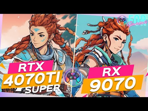 Radeon RX 9070 vs RTX 4070 Ti SUPER  | Best Budget 16GB VRAM GPU? | 1080p, 1440p, 4K FSR4 Benchmarks