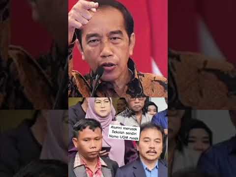 Nama UGM di rusak Roy dkk Alumi merusak kampusnya sendiri demi kepentingan politik🥺#memes