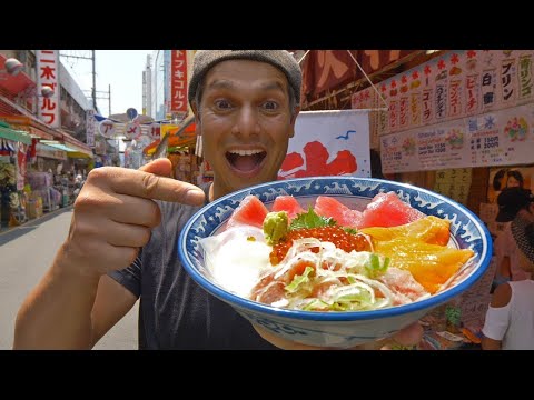 Tokyo Street Food Market Experience | Ameyoko ? ONLY in JAPAN