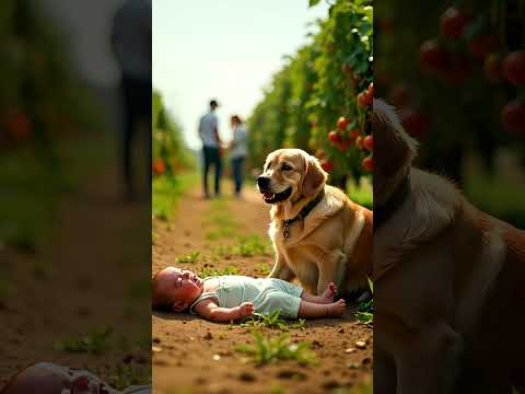 Parents showing affection, the baby feels heartbroken, and the dog is worried