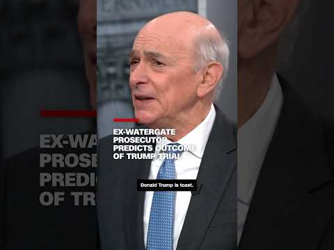 Ex-Watergate prosecutor predicts outcome of Trump trial