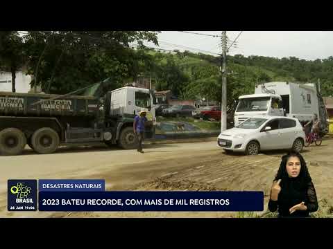 Desastres naturais registram recorde em 2023