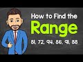 Understanding Range in Data Sets