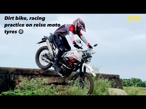 Dirt bike racing practice on Reise Moto tyres ￼#reisemoro #dirtbike #racing #biker #rider #xpulse