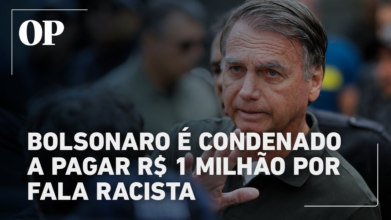 Bolsonaro é condenado a pagar R$ 1 milhão por declarações racistas em 2021