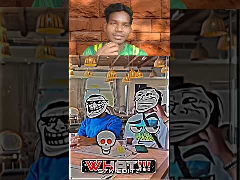 reaction by trollface..💀 #trollface #edit #troll