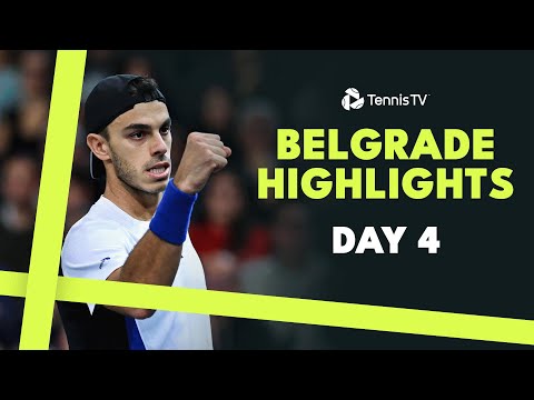 Shapovalov Battles Borges; Cerundolo & Djere Also In Action | Belgrade 2024 Day 4 Highlights