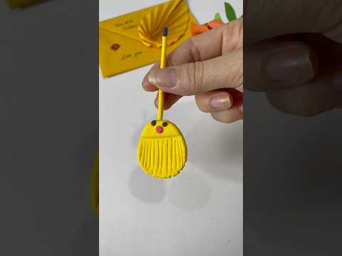 I made Brush with Clay #shorts #sigemchannel #claycraft