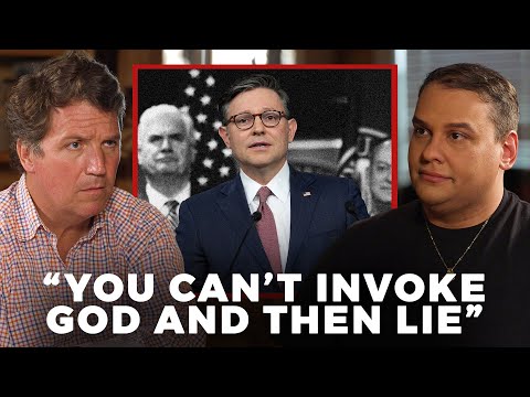 Tucker Reacts To George Santos’ Brutal Truth About Mike Johnson