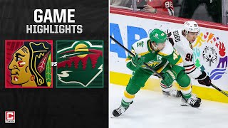 Chicago Blackhawks vs Minnesota Wild - Full Game Highlights