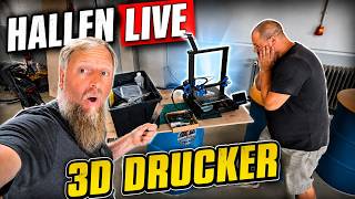 HALLEN MONTAG – Alter 3D-Drucker kaputt! Was nun – muss ein neuer her?  // #kaffee !holy #werkstatt