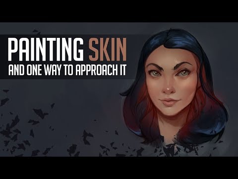 How I Paint Skin! Character Concept Art Tutorial