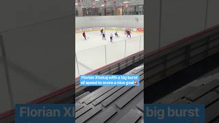 Florian Xhekaj with a big burst of speed to score a nice goal🚨