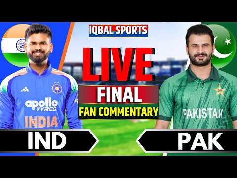 🔴Live: India vs Pakistan T20 Fan Commentary | Live Cricket Match Today | IND vs PAK | Iqbal Sports