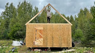 Building A Simple Affordable Off Grid Cabin: Scouting For Deer, Rained Out 