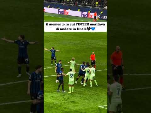 Yann Sommer lascia il pubblico sbalordito🖤💙🔥 #inter #championsleague