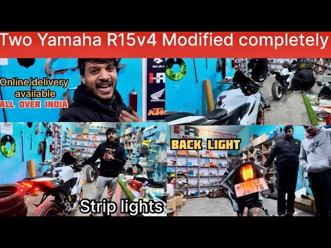 Yamaha R15v4 Completely Modified 😈, R15v4,V3,M,V2 All Accessories Available 🤟| #hr76rider #r15v4